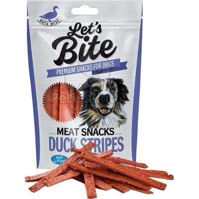 Brit Let's Bite Meat Snacks - Duck Stripes 80 г