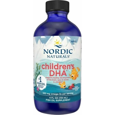 Nordic Naturals Children's DHA 530MG Omega-3 Strawberry 119 ml