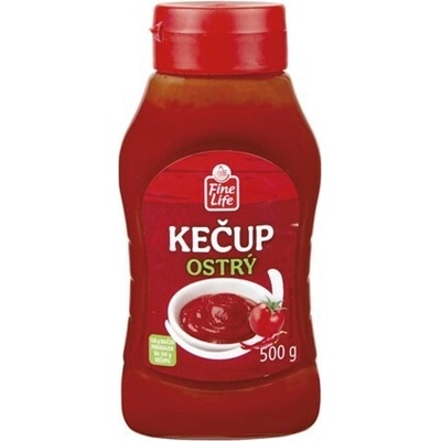 Fine Life Kečup ostrý 500 g