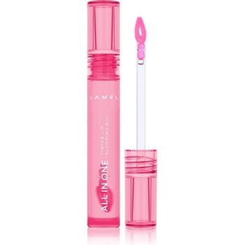 LAMEL All in One Lip Tinted Plumping Oil тониращо олио за устни за увеличаване на обема № 403 Watermelon 3ml