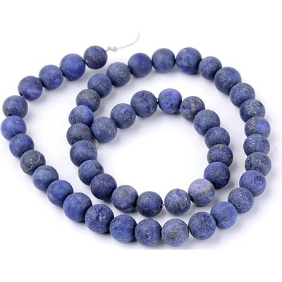 Minerálne korálky 6mm - lapis lazuli 20ks - tmavomodré