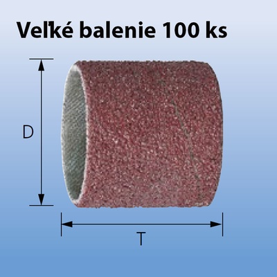 Pferd 42200815 | Brúsny pás Korund A - veľké balenie GSB 0810 A K 150