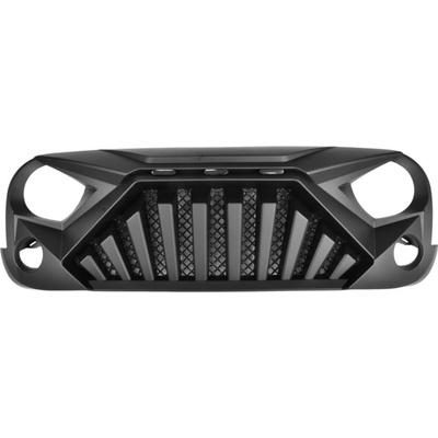 Mriežka, Čierna, W-serie, LED, Jeep Wrangler JK