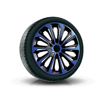 Image 1 of NRM капаци 14", strong duocolor СИНИ-ЧЕРНИ 4брой (vtv-pu-22176)