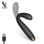 Black & White Презаредим G-спот вибратор от силикон Staby