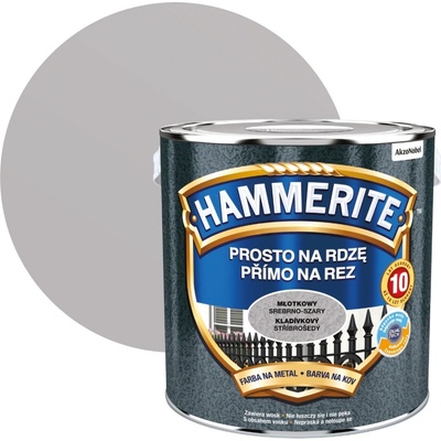 Hammerite 2,50L, kladívkový stříbrošedý