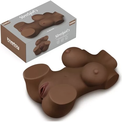 Мастурбатор с два интимни отвора, улично момиче - Streetgirl's Black 2 (LVTOY00575)