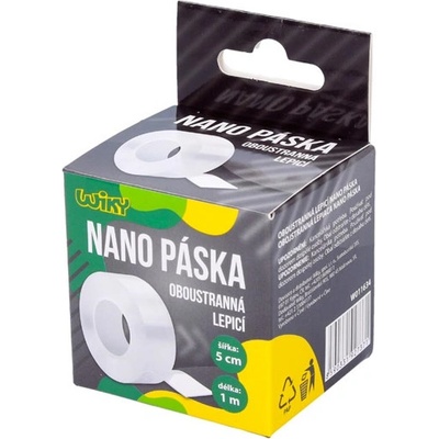 prázdné Oboustranná lepící nano páska 1m x 5cm – Zbozi.Blesk.cz