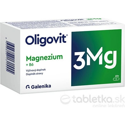 Galenika Oligovit 3 mg magnézium + B6 60 kapsúl