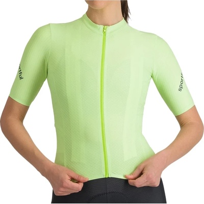Sportful Дамска фланелка с къс ръкав за колоездене Sportful Women's Hyperepic Jersey Cycling jersey - Electric Aloe - размер XL (156-2753-0216)