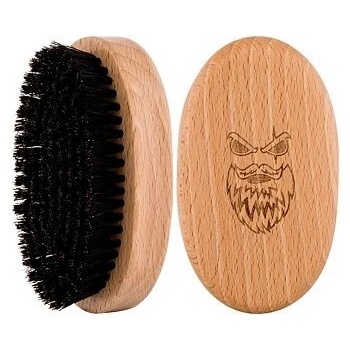 Angry Beards Drevená kefa na bradu a fúzy Harden