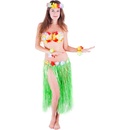 Rappa sukňa Hawaii dospelá 72 cm zelená