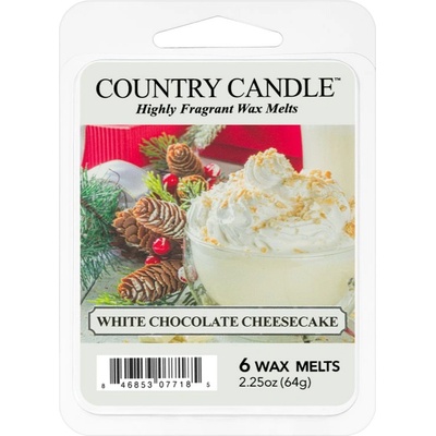 The Country Candle Company White Chocolate Cheesecake восък за арома-лампа 64 гр