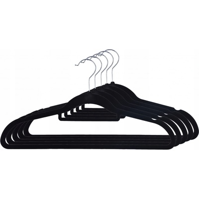 Oasi Casa Sametová ramínka Albero černá 5 ks – Zboží Dáma