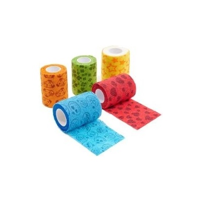 KRUUSE Obinadlo elast. Fun-Flex Care 7,5 cm x 4,5 m Mix barev 10k