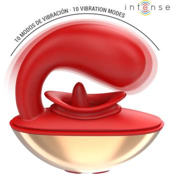 Intense Mariah U Shape Vibrator & Stimulator Red