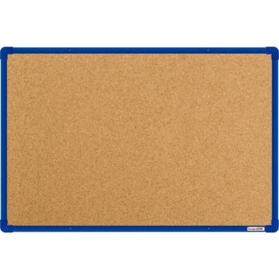 VMS VISION Korková nástěnka boardOK s modrým rámem 600 x 900