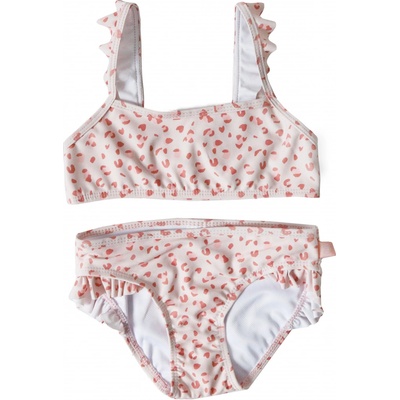 Swim Essentials Bikiny s UPF 50+ Leopard staroružový