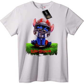 NOONEBRAND Тениска Lilo & Stitch Футбол - 6XL, White