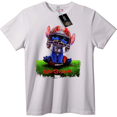 NOONEBRAND Тениска Lilo & Stitch Футбол - 6XL, White