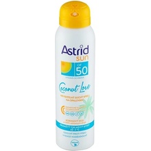 Astrid Sun Coconut Love SPF50 neviditelný suchý spray na opalování 150 ml