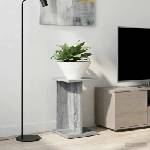 vidaXL Стойка за растения 2 бр. Сив Сонома 25 x 25, 5 x 40, 5 см (899685)