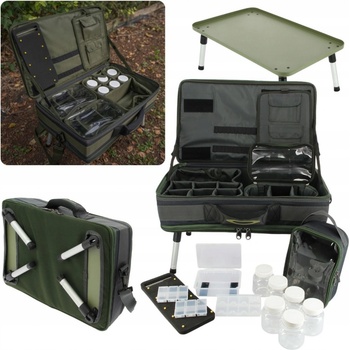NGT Carp Bivvy Table System II se stolkem
