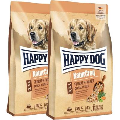 Happy Dog NaturCroq Flocken Mixer 2 x 10 кг