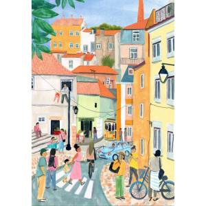 Pieces & Peace - Puzzle Lisbon - 1 000 piese