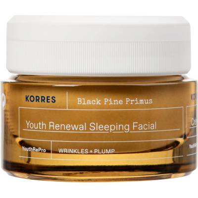 KORRES Нощен крем за лице срещу първи бръчки, 40 ml