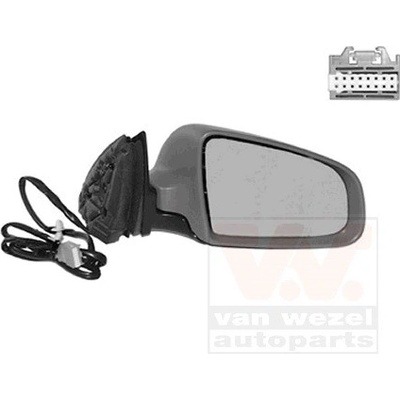 Vonkajżie spätné zrkadlo VAN WEZEL 0325818