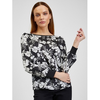 orsay Бяло-черна дамска блуза на цветя ORSAY Orsay | Cheren | ЖЕНИ | XS