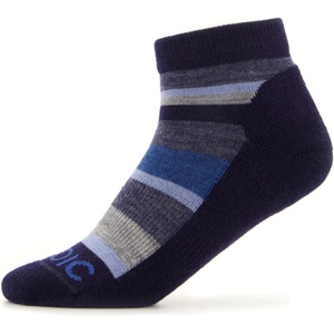 Stoic Детски туристически чорапи Stoic Kid's Merino Trekking Quarter Socks Striped Walking socks - Navy Stripes - размер 35-38 (EU) (207-0489-0313)