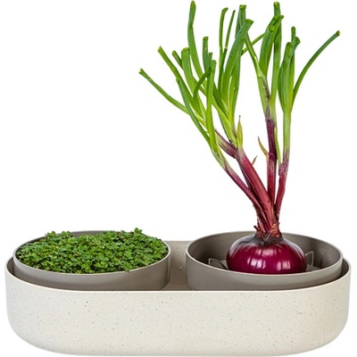 Plastia Velká farma - Klíčící miska Microgreens+Regrow, slonová kost