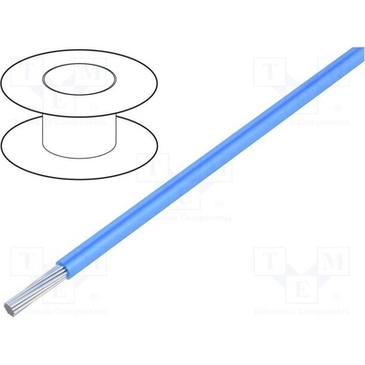Alpha Wire 5852 BL005 Vodič HookUp Wire lanko Cu 28AWG PTFE modrá 600V 30,5m