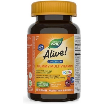 Nature's Way Alive Kids Gummy Multivitamin, 40 желирани таблетки, Nature's Way (15000)
