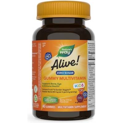 Nature's Way Alive Kids Gummy Multivitamin, 40 желирани таблетки, Nature's Way (15000)