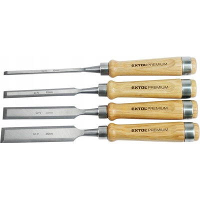 Extol Premium dláta, 4-dielna sada: 6-12-20-25mm 8812420