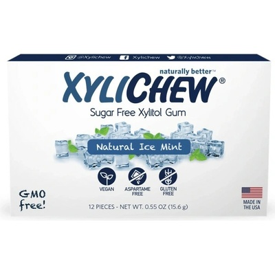 Xylichew žuvačky ice mint 12 ks