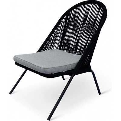 NOELA Křeslo zahradní NORTH, černé