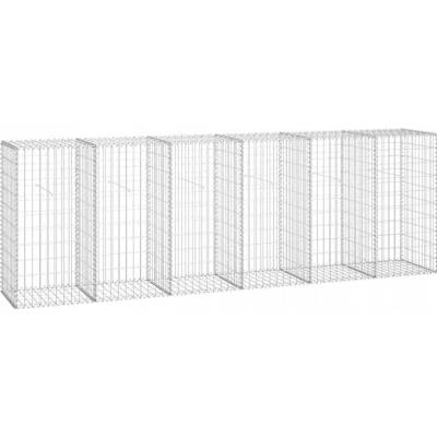 zahrada-XL Gabionová zeď s víky z pozinkované oceli 300 x 50 x 100 cm