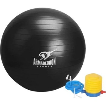 ARMAGEDDON Gymnastic Ball With a Pump 85 cm / Гимнастическа Топка с Помпа 85 см Черен