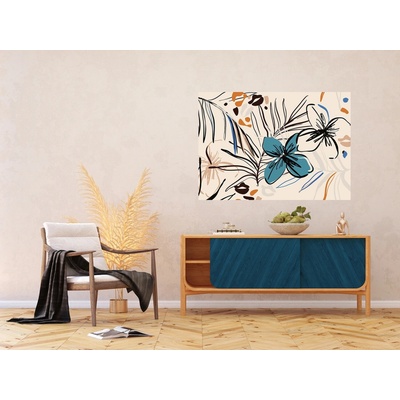 Ag Design FTNM-7703 Vliesová fototapeta na zed' Květinova Abstrakce, rozměry 155 x 110 cm