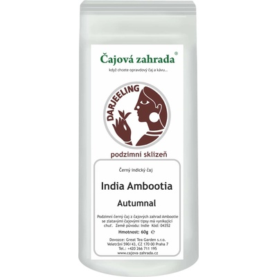 Čajová zahrada India Darjeeling Ambootia Autumnal černý čaj 1 kg