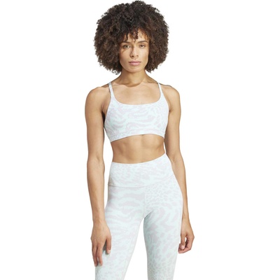 ADIDAS Спортен сутиен All Me Light-Support Allover Print