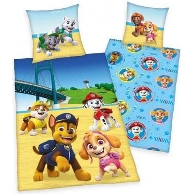 Herding obojstranné bavlna obliečky Paw Patrol 140x200 70x90