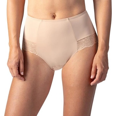 FLAT TUMMY LACE MIDISLIP Dámské stahovací kalhotky tělová – Zboží Dáma