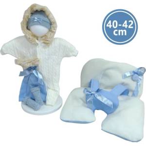 Llorens M740-77 облекло за кукла NEW BORN размер 40-42 см (4-M740-77)