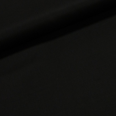 Bavlněný kepr 10 jednobarevná černá, š.150cm (látka v metráži)