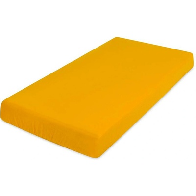 Babymatex Mušelínové prestieradlo s gumou Žlté 60x120